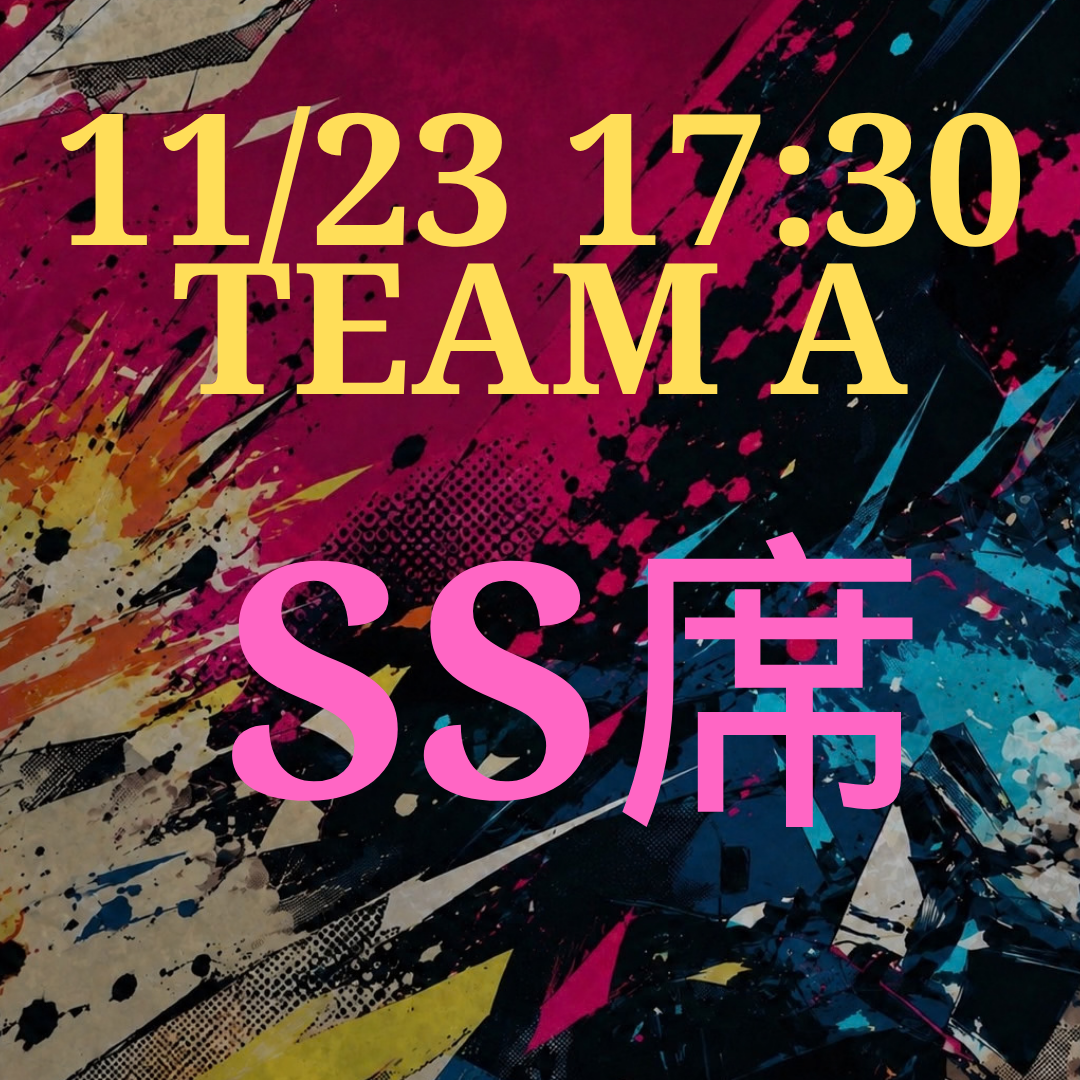 辞表届けオブ・ザ・パーリナイ！！11月23日17時半 SS席【TEAM A】
