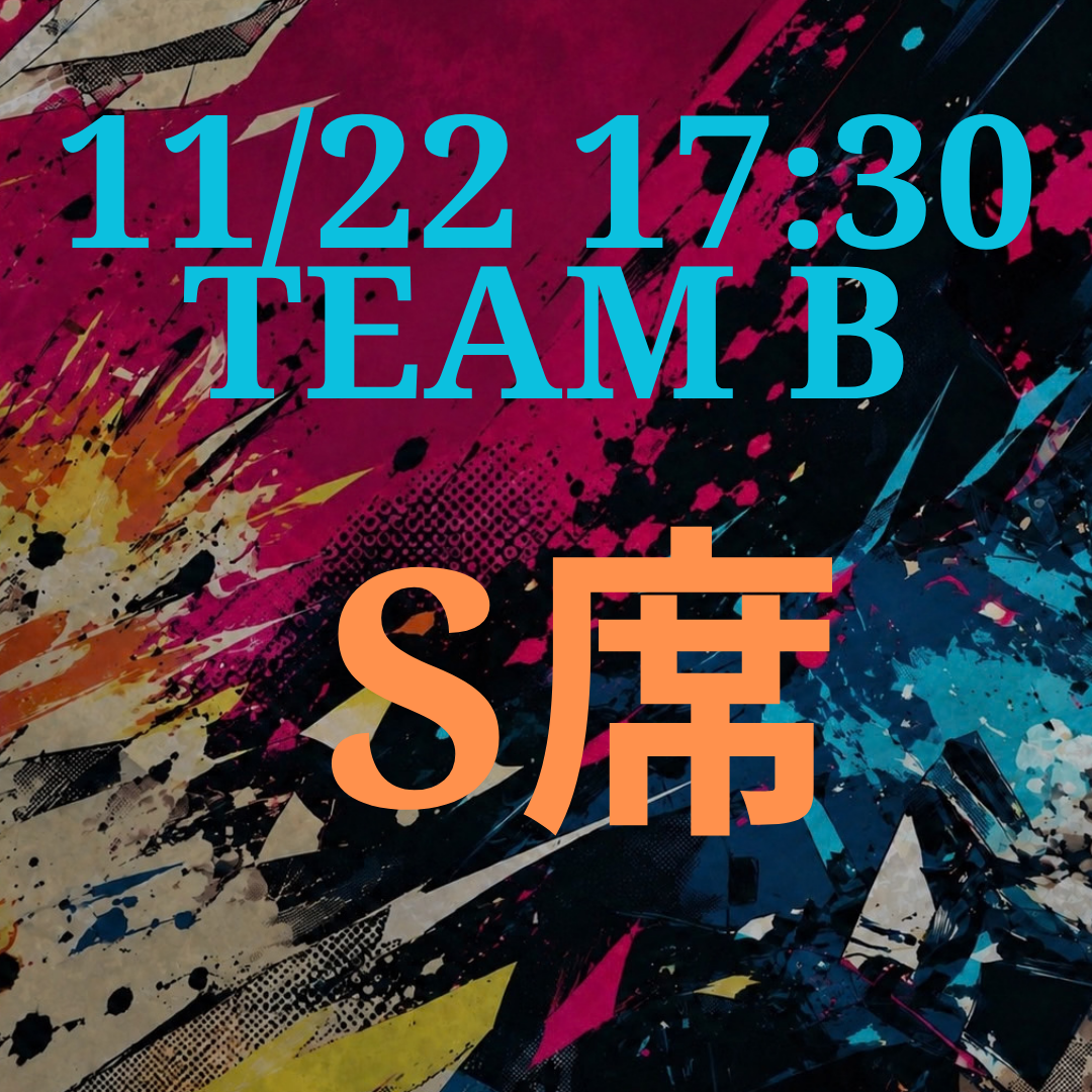 辞表届けオブ・ザ・パーリナイ!!11月22日17時半 S席【TEAM B】