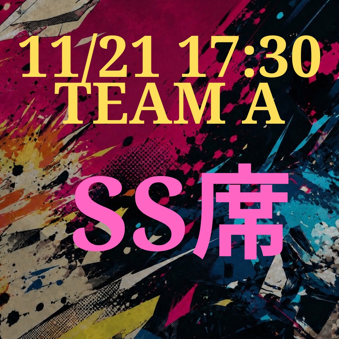 辞表届けオブ・ザ・パーリナイ！！11月21日17時半 SS席【TEAM A】
